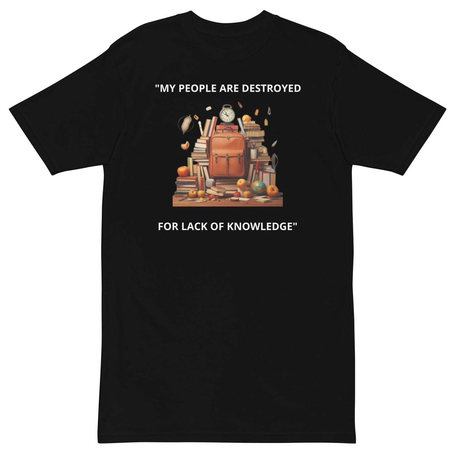 DeAndre Ivory Anti-world Christian unisex back to school tee-shirt
