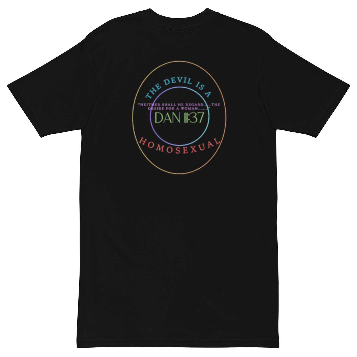 DeAndre Ivory Anti-world Christian unisex devil is gay tee-shirt