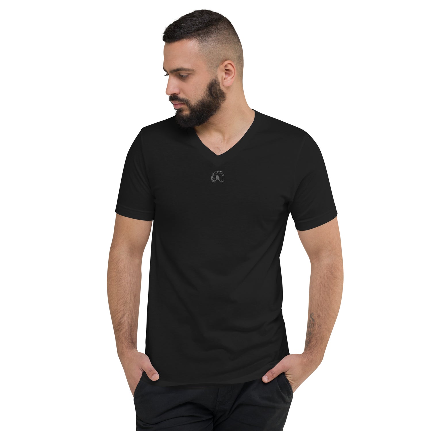 DeAndre Ivory Anti-world Christian unisex empty tomb Jesus is alive V neck tee-shirt