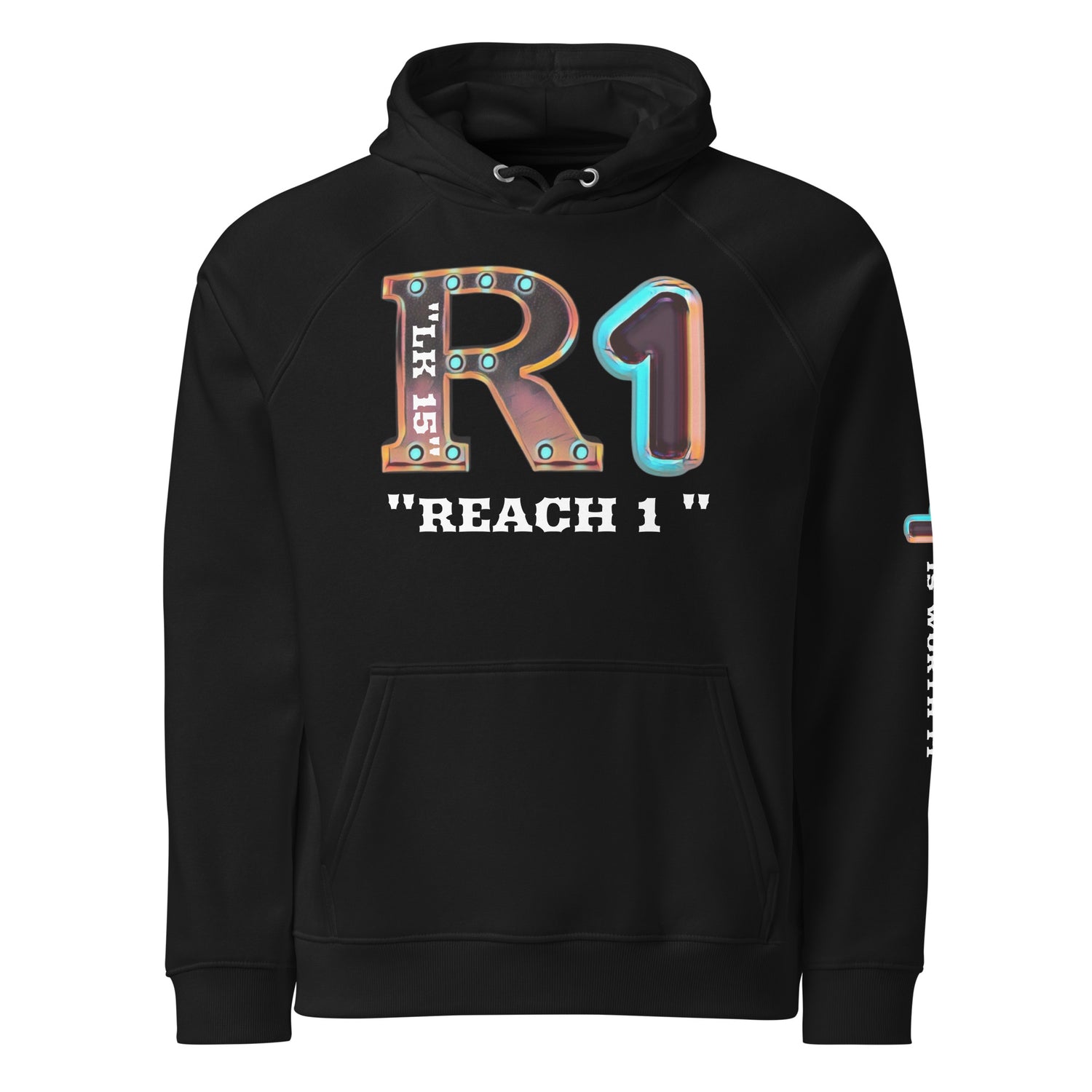 DeAndre Ivory Anti-world Christian unisex reach 1 hoodie