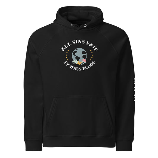 DeAndre Ivory Anti-world Christian unisex All sins paid hoodie