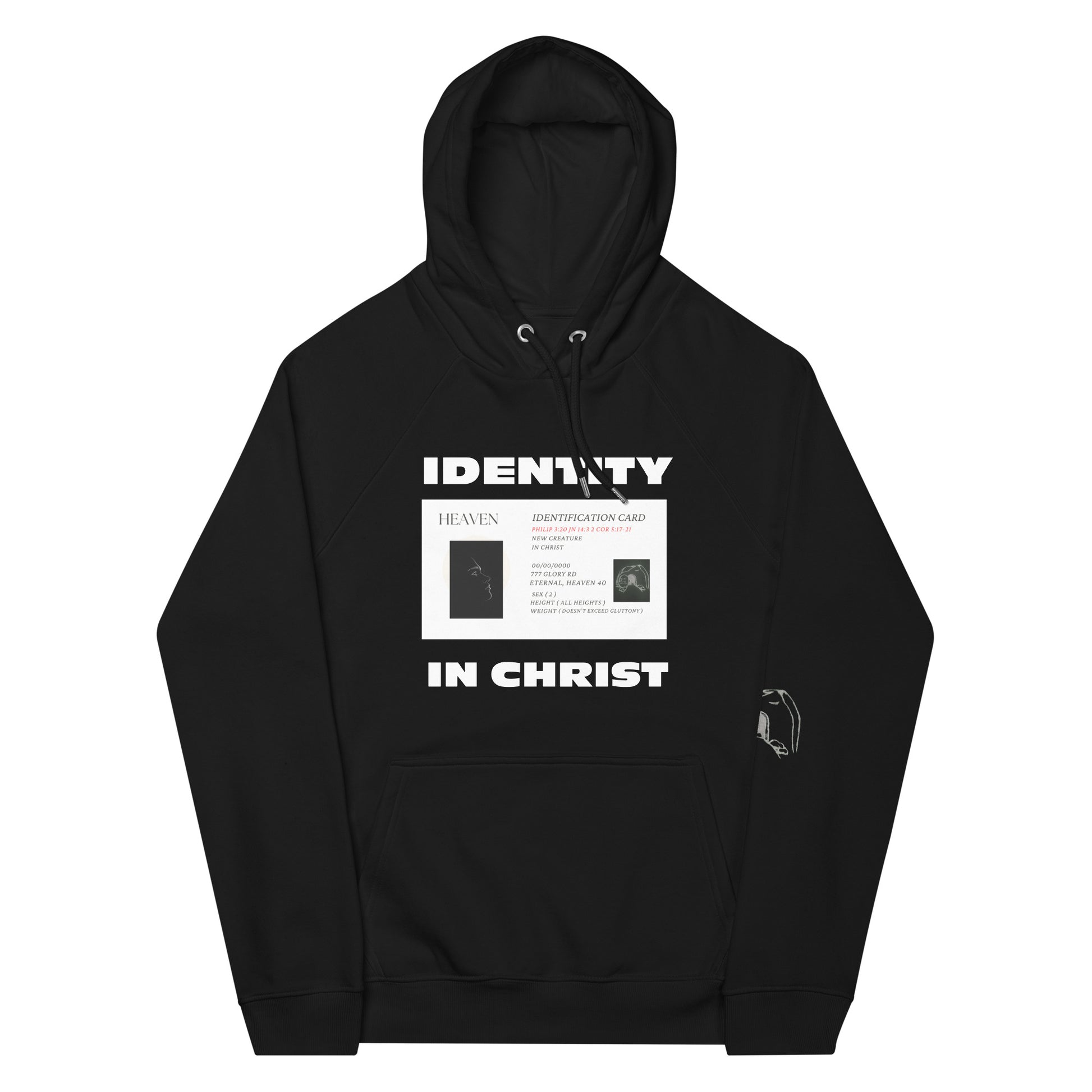 DeAndre Ivory Anti-world Christian unisex Identity in Christ hoodie.