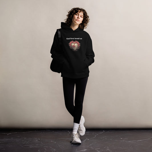 DeAndre Ivory Anti-world Christian unisex Valentines day hoodie!