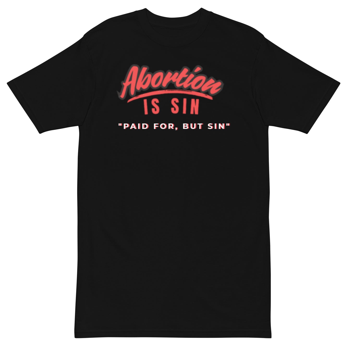DeAndre Ivory Anti-world Christian unisex abortion is sin tee-shirt
