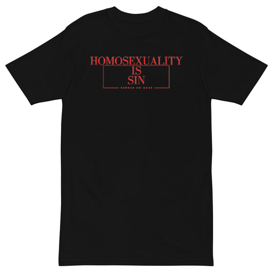 DeAndre Ivory Anti-world Christian unisex homosexuality is sin tee-shirt