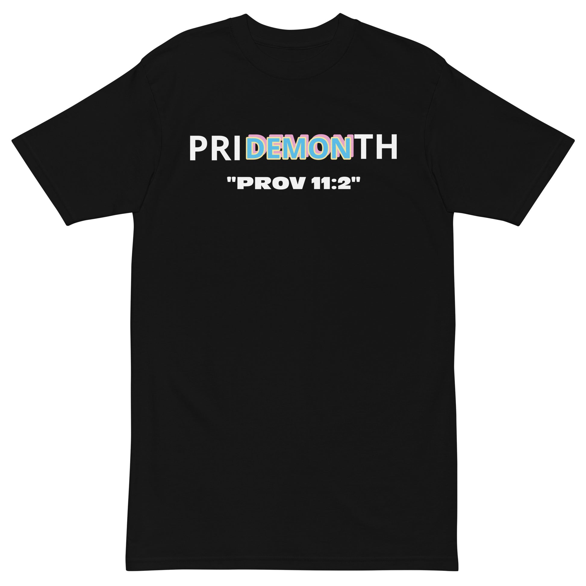 DeAndre Ivory Anti-world Christian unisex priDEMONth tee-shirt