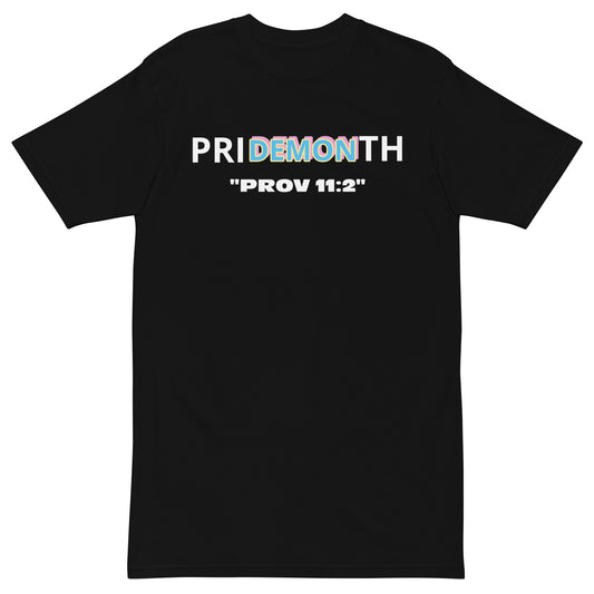 DeAndre Ivory Anti-world Christian unisex priDEMONth tee-shirt