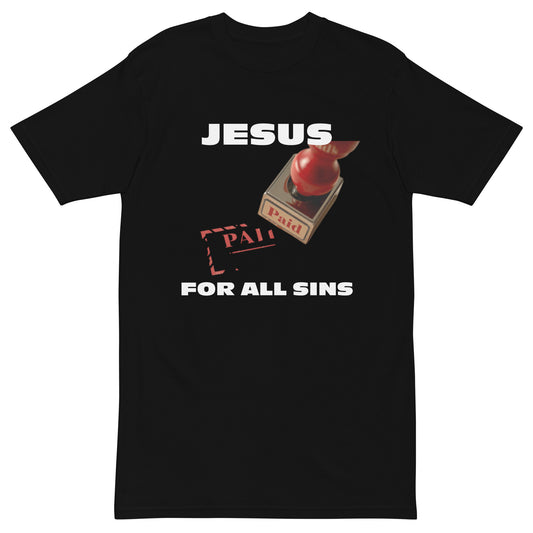 DeAndre Ivory Anti-world Christian unisex sins paid tee-shirt