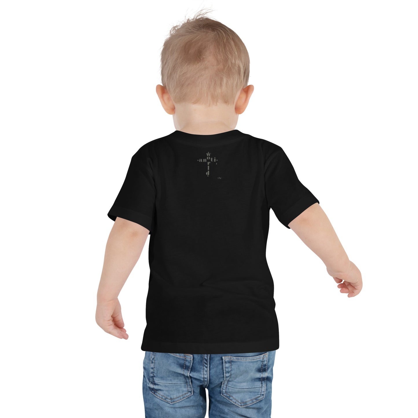 DeAndre Ivory Anti-world Christian Toddler Short Sleeve Tee
